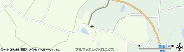 秋田県由利本荘市新田松ノ木台125周辺の地図