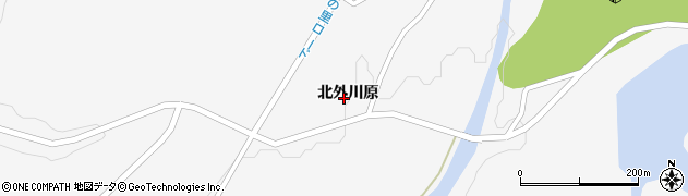 秋田県美郷町（仙北郡）金沢東根（北外川原）周辺の地図