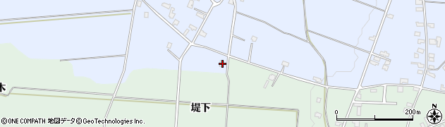 秋田県仙北郡美郷町鑓田上二ツ石245周辺の地図