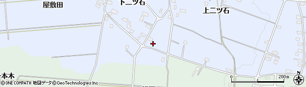 秋田県仙北郡美郷町鑓田上二ツ石243周辺の地図