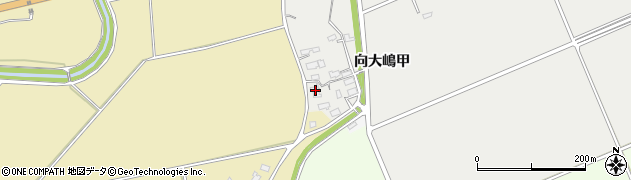 秋田県大仙市小貫高畑向大嶋甲周辺の地図