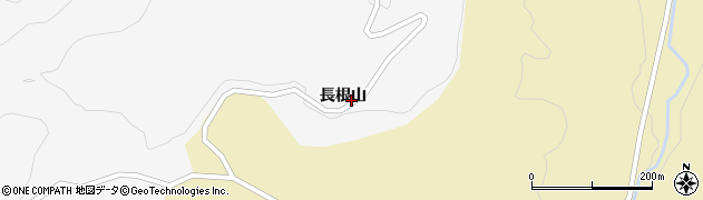 秋田県由利本荘市及位（長根山）周辺の地図