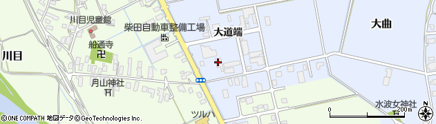 秋田県大仙市飯田（大道端）周辺の地図