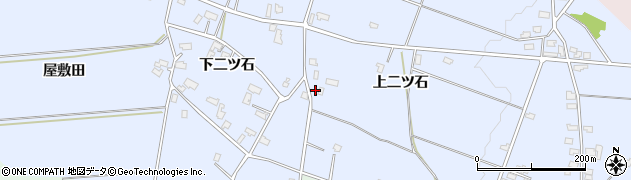 秋田県仙北郡美郷町鑓田上二ツ石221周辺の地図