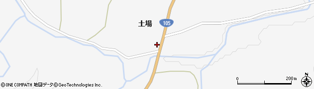 秋田県大仙市南外土場138周辺の地図