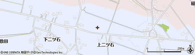 秋田県仙北郡美郷町鑓田上二ツ石368周辺の地図