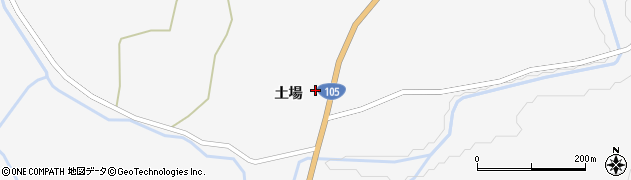 秋田県大仙市南外土場320周辺の地図