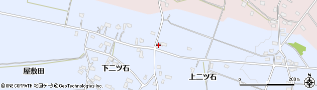 秋田県仙北郡美郷町鑓田上二ツ石137周辺の地図