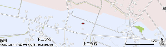 秋田県仙北郡美郷町鑓田上二ツ石周辺の地図