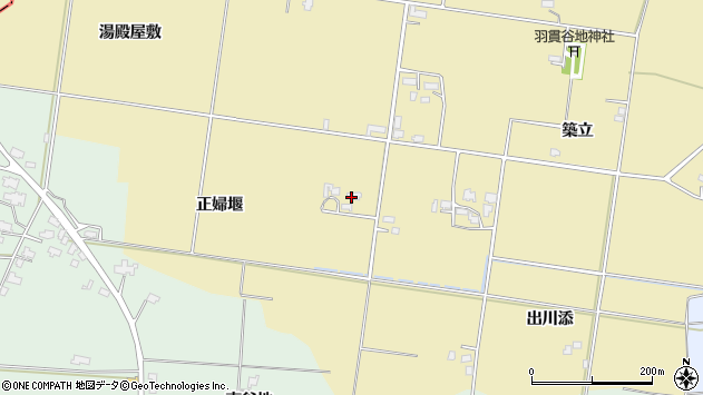 〒019-1532 秋田県仙北郡美郷町羽貫谷地の地図