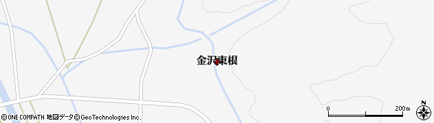 秋田県美郷町（仙北郡）金沢東根周辺の地図