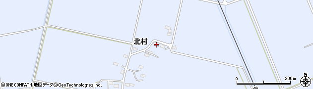 秋田県大仙市大曲北村66周辺の地図