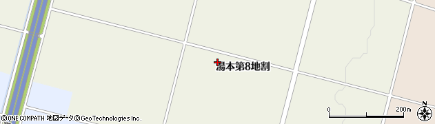 岩手県花巻市湯本（第８地割）周辺の地図