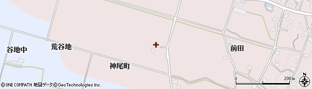 秋田県美郷町（仙北郡）畑屋（荒谷地）周辺の地図