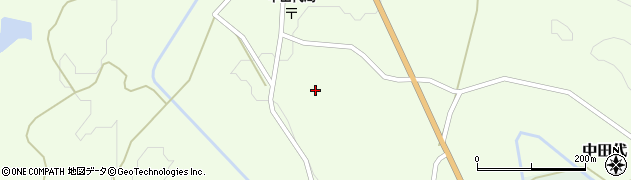 秋田県由利本荘市中田代上ノ山97周辺の地図
