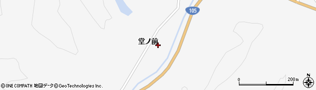 秋田県大仙市内小友堂ノ前周辺の地図