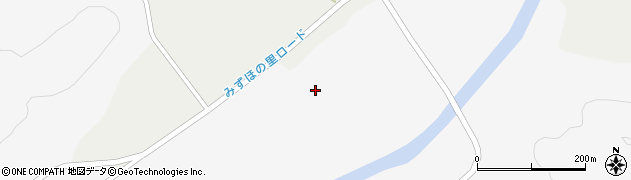 秋田県美郷町（仙北郡）金沢東根（西牡丹川原）周辺の地図