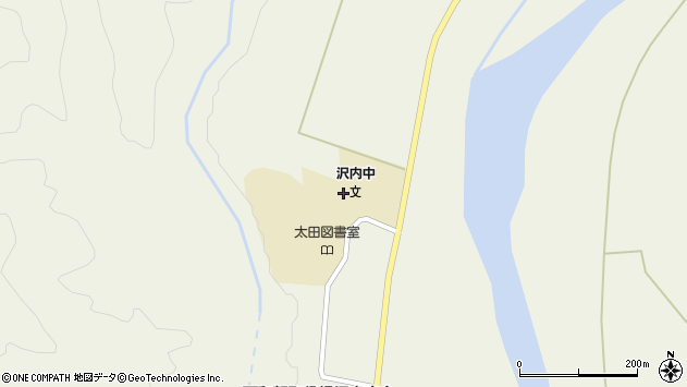 〒029-5614 岩手県和賀郡西和賀町沢内太田の地図