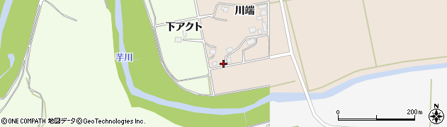 秋田県由利本荘市大内三川川端95周辺の地図