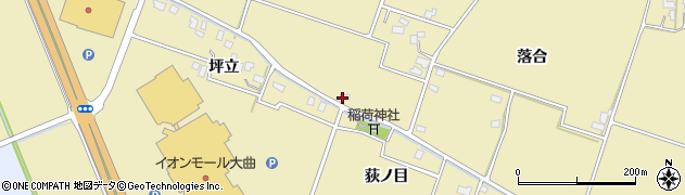 秋田県大仙市和合（荻ノ目）周辺の地図