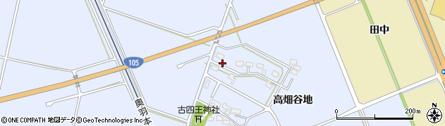 秋田県大仙市大曲古四王際98周辺の地図