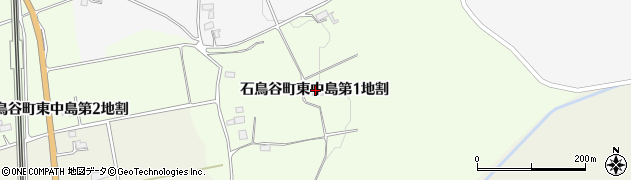 岩手県花巻市石鳥谷町東中島第１地割周辺の地図