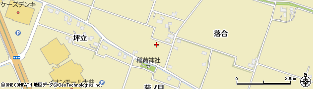 秋田県大仙市和合周辺の地図