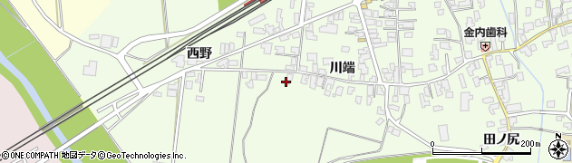 秋田県由利本荘市岩谷町（石畑）周辺の地図