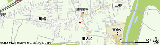 秋田県由利本荘市岩谷町日渡250周辺の地図