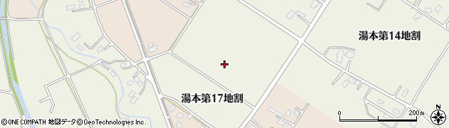 岩手県花巻市湯本（第１７地割）周辺の地図