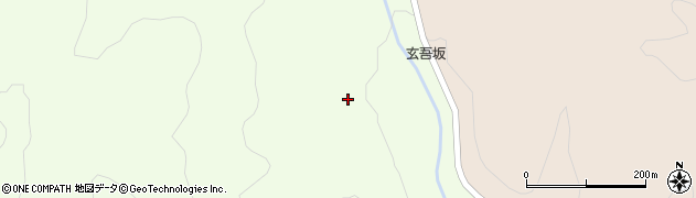 岩手県遠野市附馬牛町東禅寺（４地割）周辺の地図