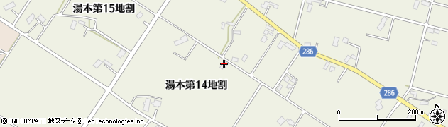 岩手県花巻市湯本（第１４地割）周辺の地図