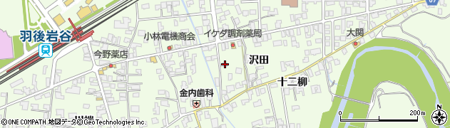 秋田県由利本荘市岩谷町日渡154周辺の地図