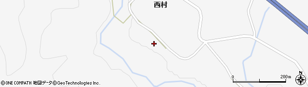 秋田県大仙市内小友西村83周辺の地図