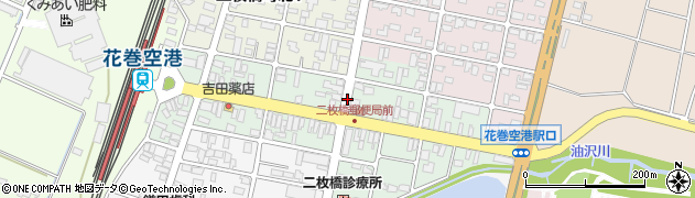 花巻空港停車場線周辺の地図