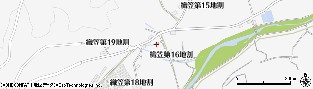 岩手県山田町（下閉伊郡）織笠（第１６地割）周辺の地図