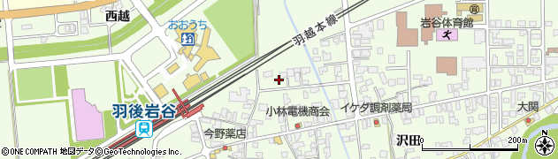 秋田県由利本荘市岩谷町日渡204周辺の地図