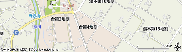 岩手県花巻市台第４地割周辺の地図