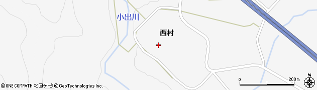秋田県大仙市内小友西村19周辺の地図