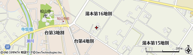 岩手県花巻市湯本（第１６地割）周辺の地図