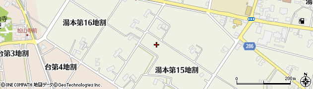 岩手県花巻市湯本周辺の地図