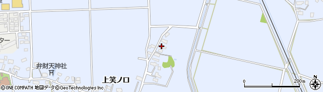 秋田県大仙市大曲下笑ノ口152周辺の地図