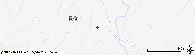 秋田県由利本荘市及位及位175周辺の地図