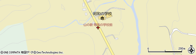 山の駅 昭和の学校前周辺の地図