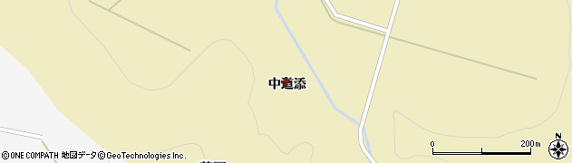 秋田県由利本荘市葛岡（中道添）周辺の地図