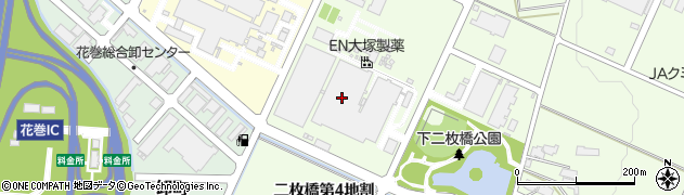 イーエヌ大塚製薬株式会社　花巻工場周辺の地図