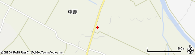 秋田県仙北郡美郷町中野打上周辺の地図