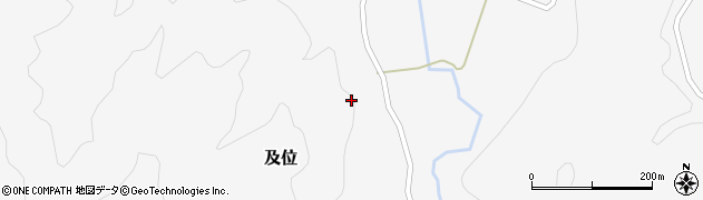 秋田県由利本荘市及位及位144周辺の地図