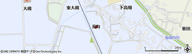 秋田県大仙市大曲（荒町）周辺の地図