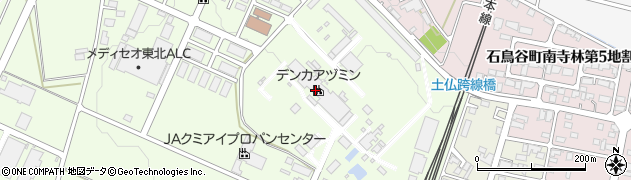 デンカアヅミン株式会社周辺の地図